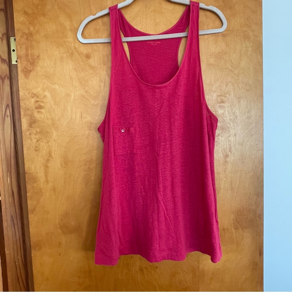 Eileen Fisher gorgeous pink tank top